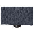 SCHLAFSOFA in Webstoff Dunkelblau  - Schwarz/Dunkelblau, KONVENTIONELL, Kunststoff/Textil (224/90/107cm) - Carryhome