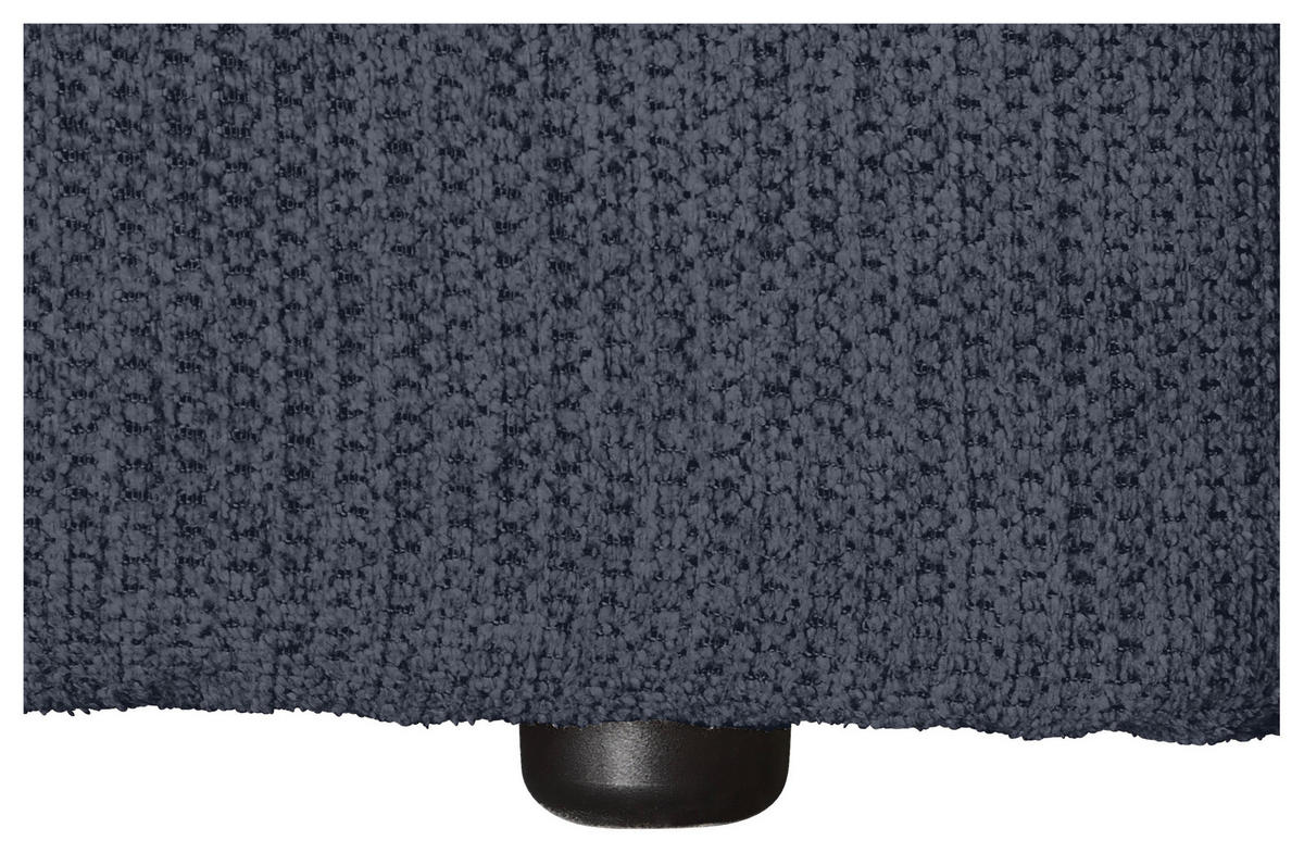 SCHLAFSOFA  mit Stoffauswahl, Liegefunktion, Rücken echt Webstoff Dunkelblau  - Schwarz/Dunkelblau, KONVENTIONELL, Kunststoff/Textil (224/90/107cm) - Carryhome