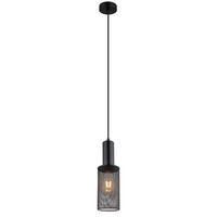 ZÁVESNÉ SVIETIDLO, 10/120 cm  - čierna, Basics, kov/plast (10/120cm) - Globo