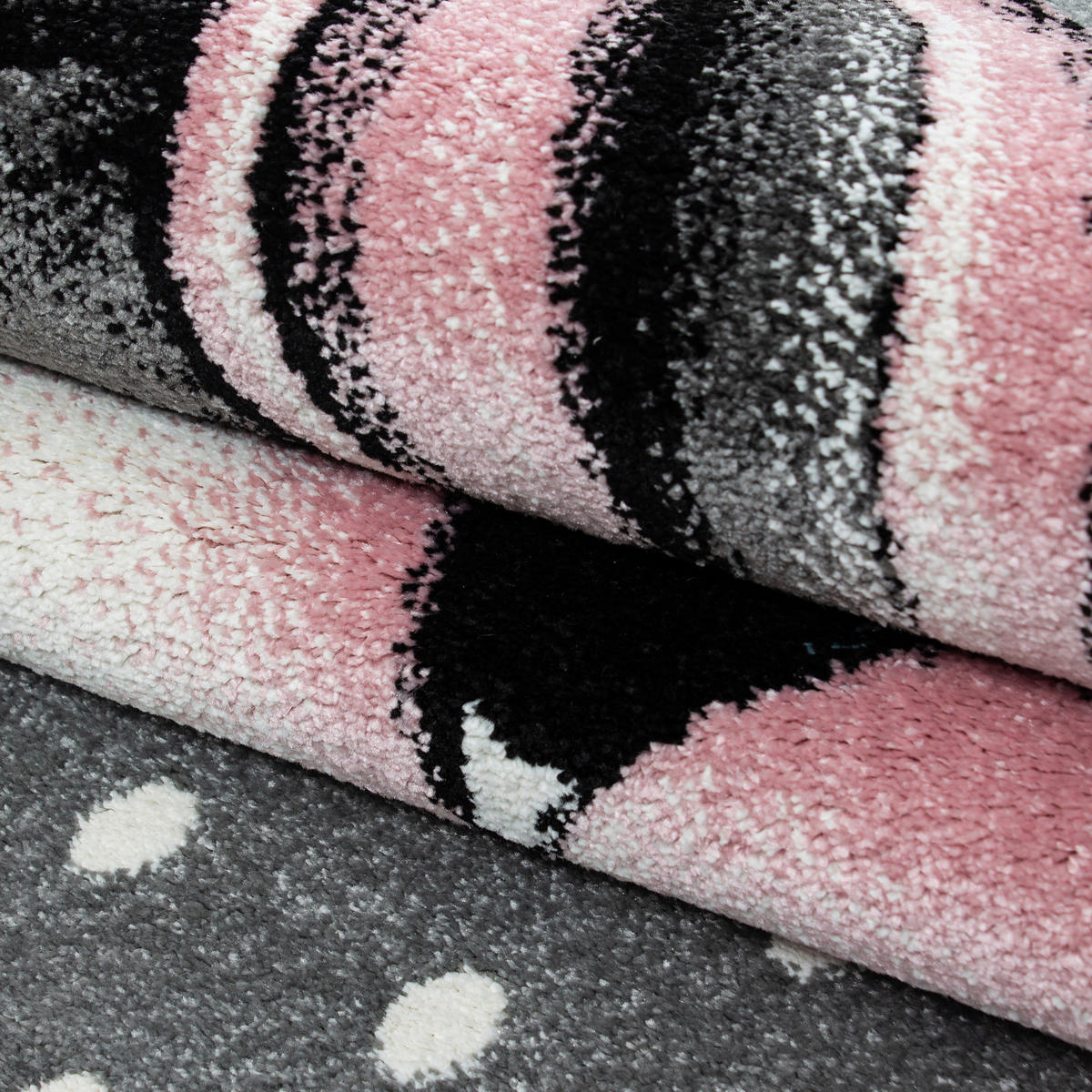 KINDERTEPPICH 80/150 cm Kids 590  - Pink/Weiß, Trend, Textil (80/150cm) - Ben'n'jen