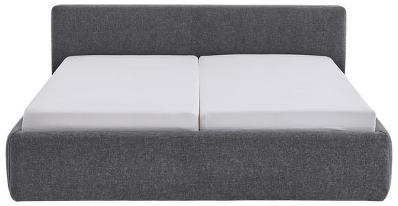 POLSTERBETT Bettkasten, Lattenroste Grau 180/200 cm  - Birkefarben/Buchefarben, Design, Holz/Textil (180/200cm) - Xora
