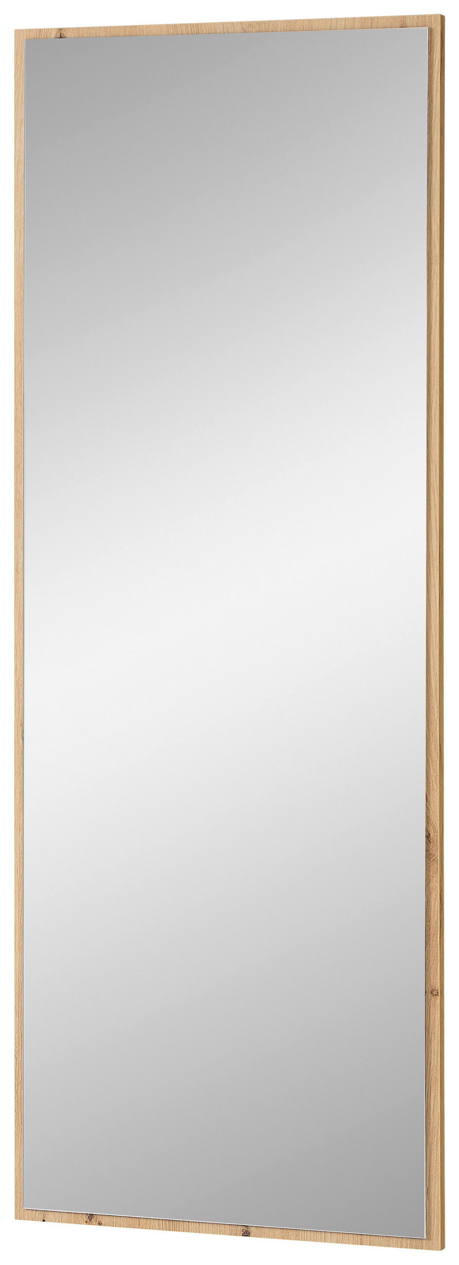 GARDEROBE 4-teilig  in 206/202/38 cm  - Weiß/Eiche Artisan, Design, Glas/Holzwerkstoff (206/202/38cm)