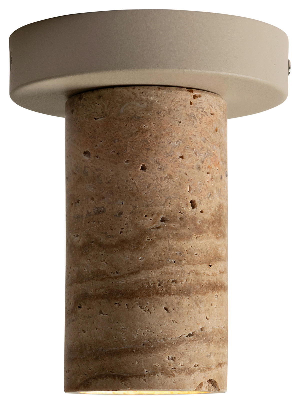 TAKLAMPA It's about RoMi 12/15 cm  - sandfärgad, Design, metall/sten (12/15cm) - It's about Romi