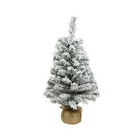 BOŽIČNA JELKA 60 cm  - zelena/bela, Basics, umetna masa/tekstil (35/60cm) - X-Mas