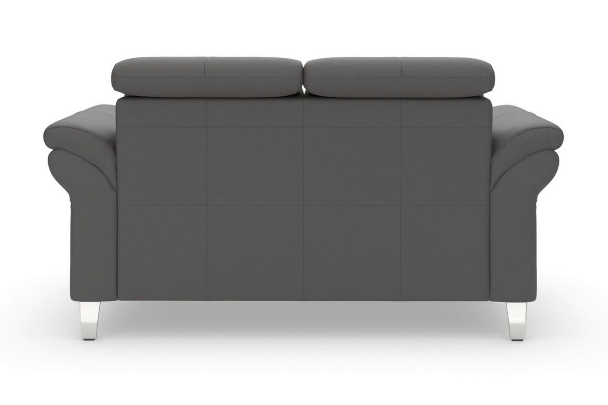 2-SITZER-SOFA 156/84/93 cm ARNGAST E in Echtleder Mokka   - Chromfarben/Mokka, Basics, Leder/Metall (156/84/93cm) - Sit & More
