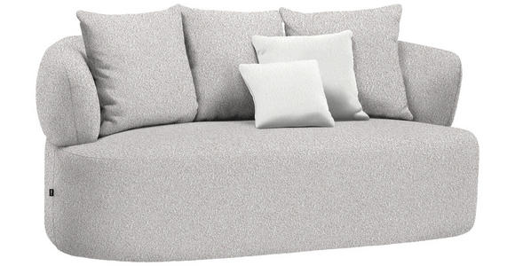 2-SITZER-SOFA in Bouclé Beige  - Beige/Creme, MODERN, Kunststoff/Textil (177/86/105cm) - Hom`in