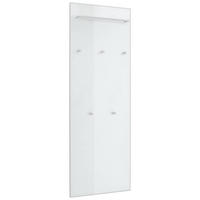 GARDEROBNI PANEL - bela, Design, steklo/leseni material (60/170/10cm) - Novel