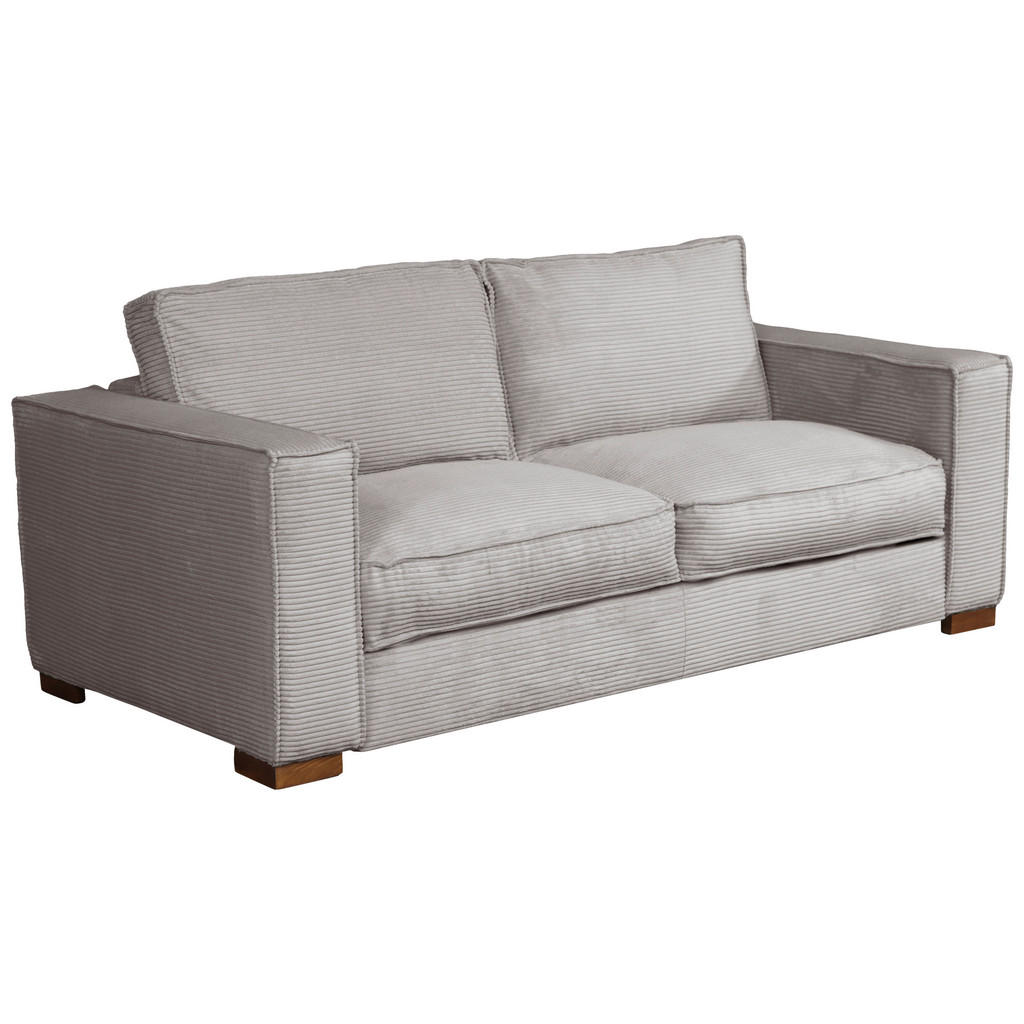 Canapea Extensibilă, textil, gri deschis