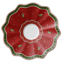 Milchkaffeeuntertasse Toy`s Delight  - Rot/Grün, LIFESTYLE - Villeroy & Boch