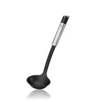 SCHÖPFLÖFFEL Primeline  - Edelstahlfarben/Schwarz, Basics, Kunststoff/Metall (33,5/6,4/9,5cm) - Gefu