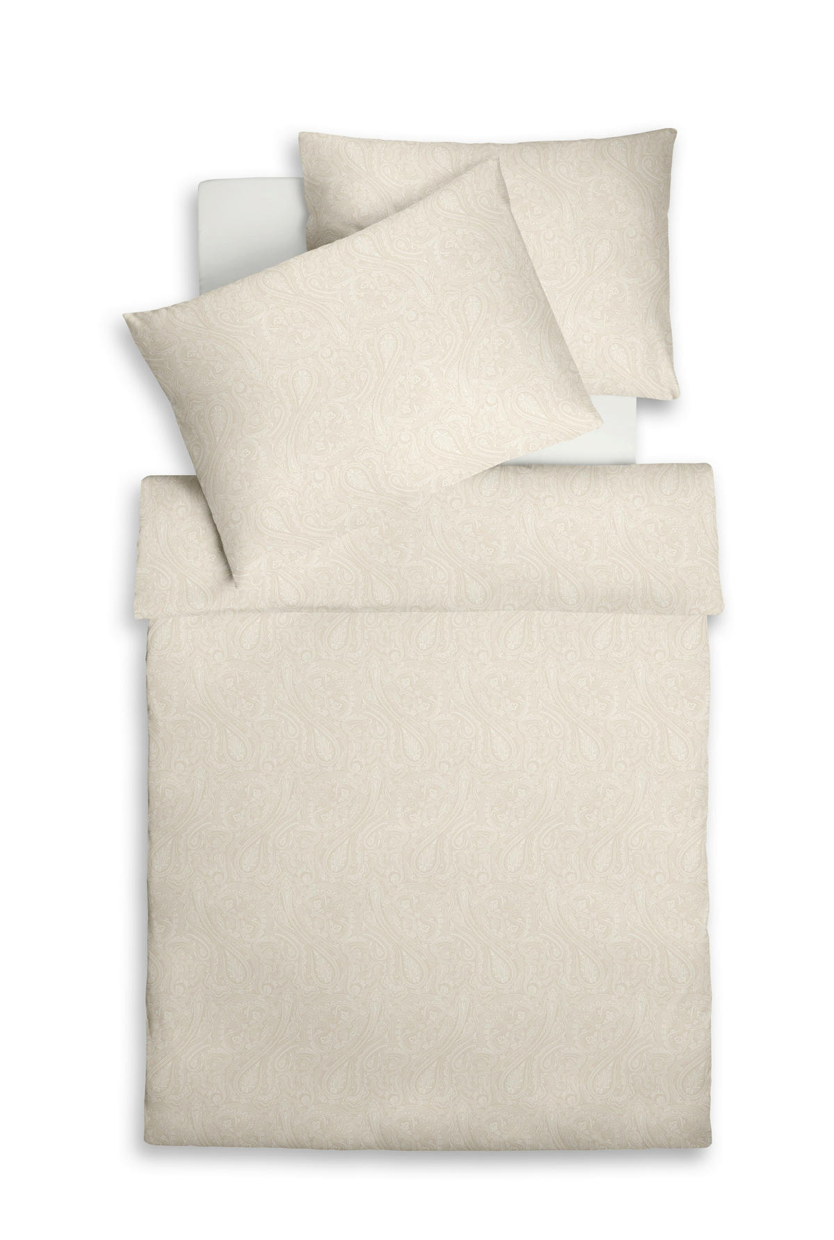 BETTWÄSCHE 2-teilig Jacquard 140/200 cm  - Weiß, Basics, Textil (140/200cm) - Fleuresse