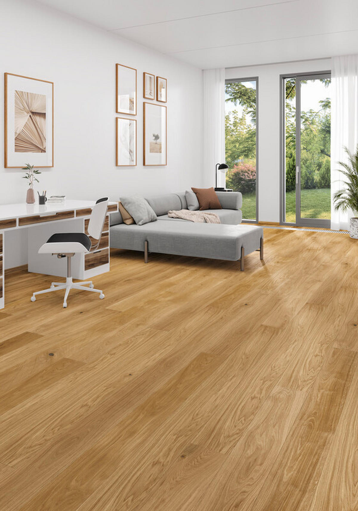 LANDHAUSDIELE Puristico Trend Eiche Natur 1000012901  per  m² - Eichefarben, Trend, Holz (220,5/17,6/1,3cm) - Tilo