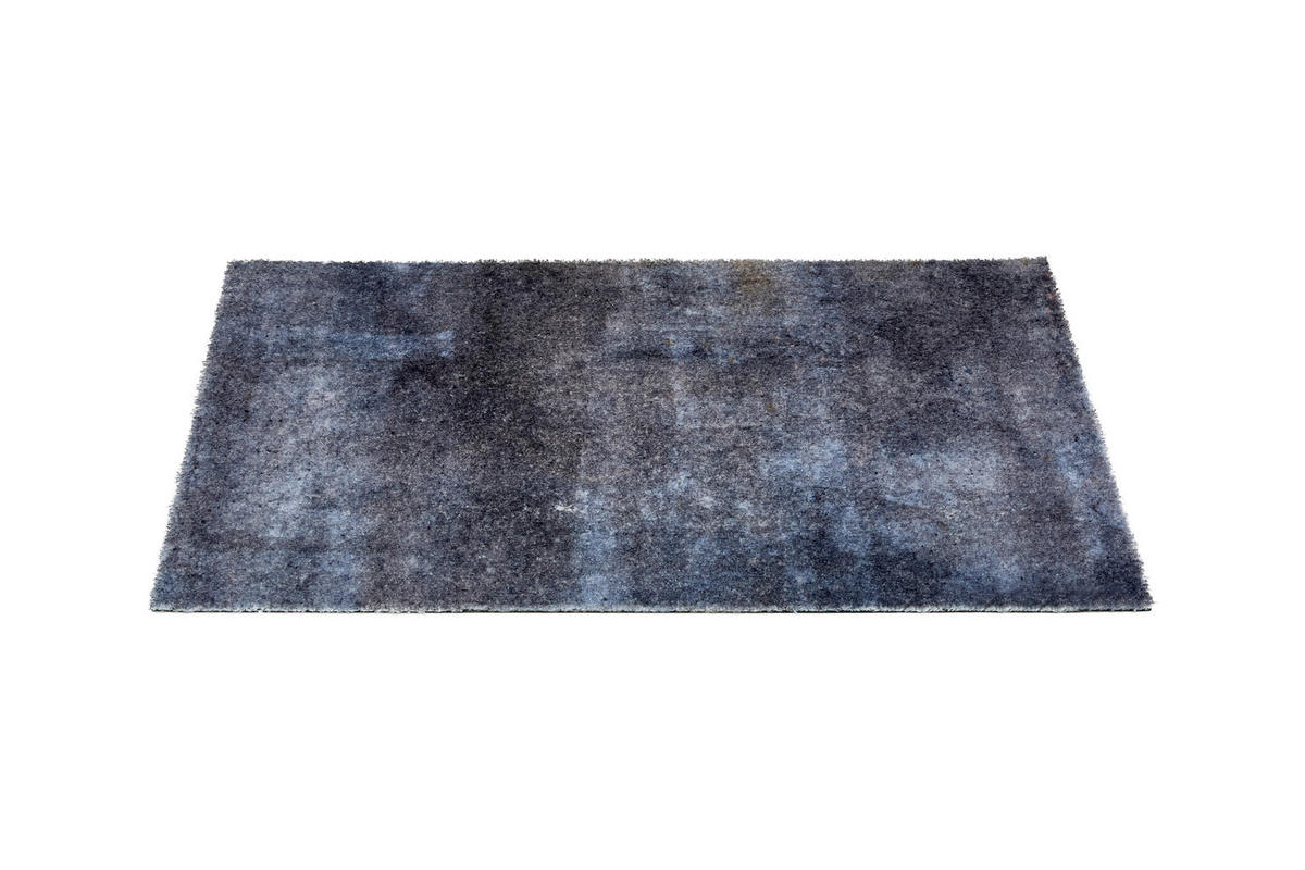 FUßMATTE 67/100 cm Orlando  - Graublau/Anthrazit, KONVENTIONELL, Textil (67/100cm) - Schöner Wohnen
