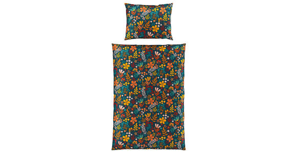 BETTWÄSCHE 140/200 cm - Dunkelgrau/Multicolor, KONVENTIONELL, Textil (140/200cm) - Esposa