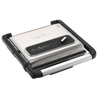 KONTAKTGRILL Inicio Adjust  - Chromfarben/Schwarz, Basics, Kunststoff/Metall (33,7/11,8cm) - Tefal