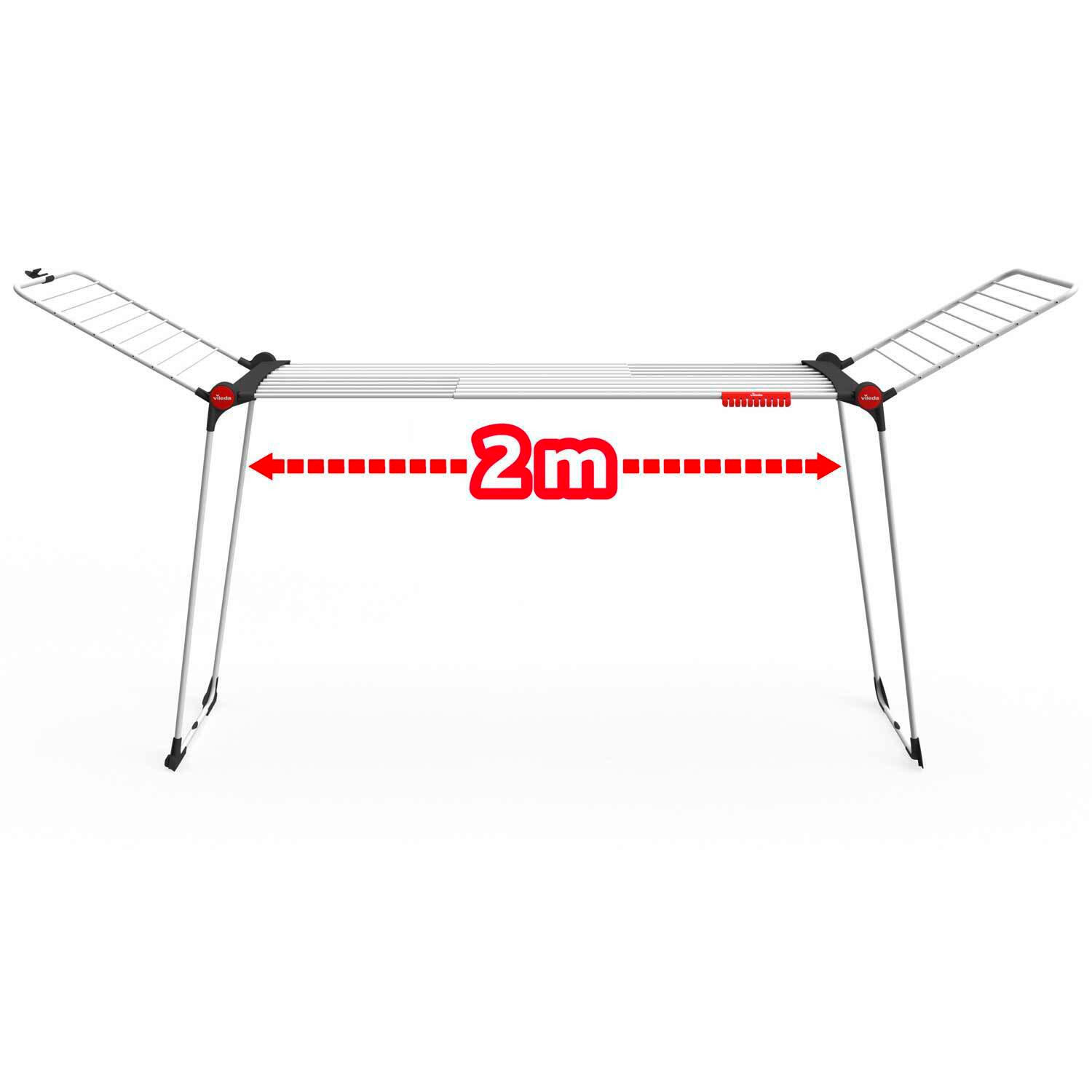 SUŠIAK NA BIELIZEŇ - viacfarebná, Basics, kov/plast (56/122/8cm) - Vileda