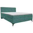 BOXBETT 160/200 cm  in Petrol  - Petrol/Schwarz, Design, Holz/Holzwerkstoff (160/200cm) - Xora