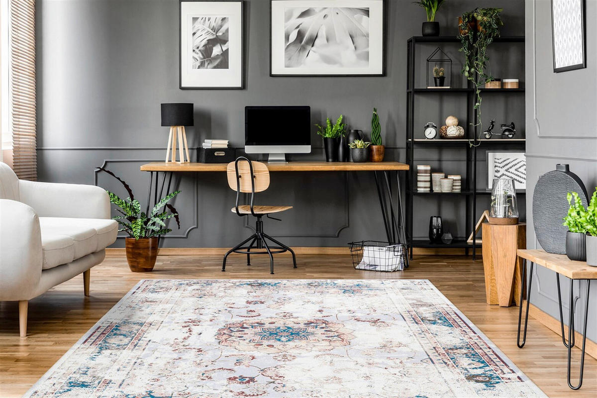 KOBEREC TKANÝ NA PLOCHO, 80/150 cm hnědá, vícebarevná - vícebarevná/hnědá, Basics, textil (80/150cm) - Kayoom