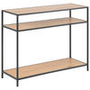 KONSOLBORD i metall, trämaterial 100/35/79 cm    - svart/ekfärgad, Trend, metall/trämaterial (100/35/79cm) - Best Price