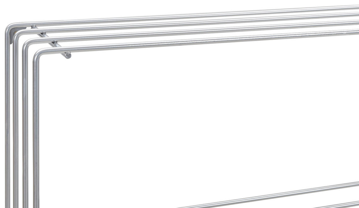 WANDGARDEROBE  in Chromfarben  - Chromfarben, Basics, Metall (73/38/26cm) - Livetastic