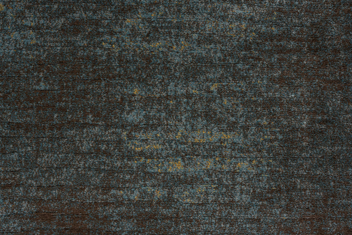 WEBTEPPICH  Wohnzimmer 200/290 cm Argentum Blau, Goldfarben, Dunkelgelb  - Blau/Goldfarben, Design, Kunststoff/Textil (200/290cm) - Novel