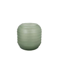 VASE 13,5 cm  - Grün, Trend, Glas (14/13,5cm)