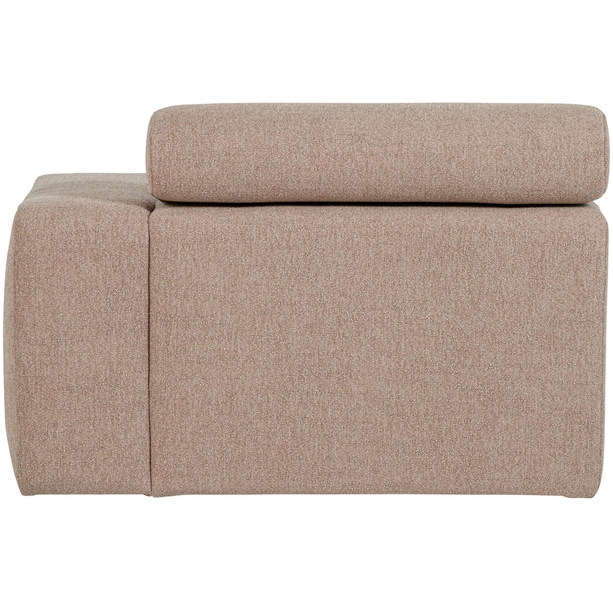 ECKSOFA Novi Taupe Bouclé  - Taupe/Schwarz, Design, Kunststoff/Textil (173/300cm) - Livetastic
