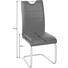SCHWINGSTUHL Lederlook Braun, Edelstahlfarben - Edelstahlfarben/Braun, Design, Textil/Metall (43/98/58cm) - XORA