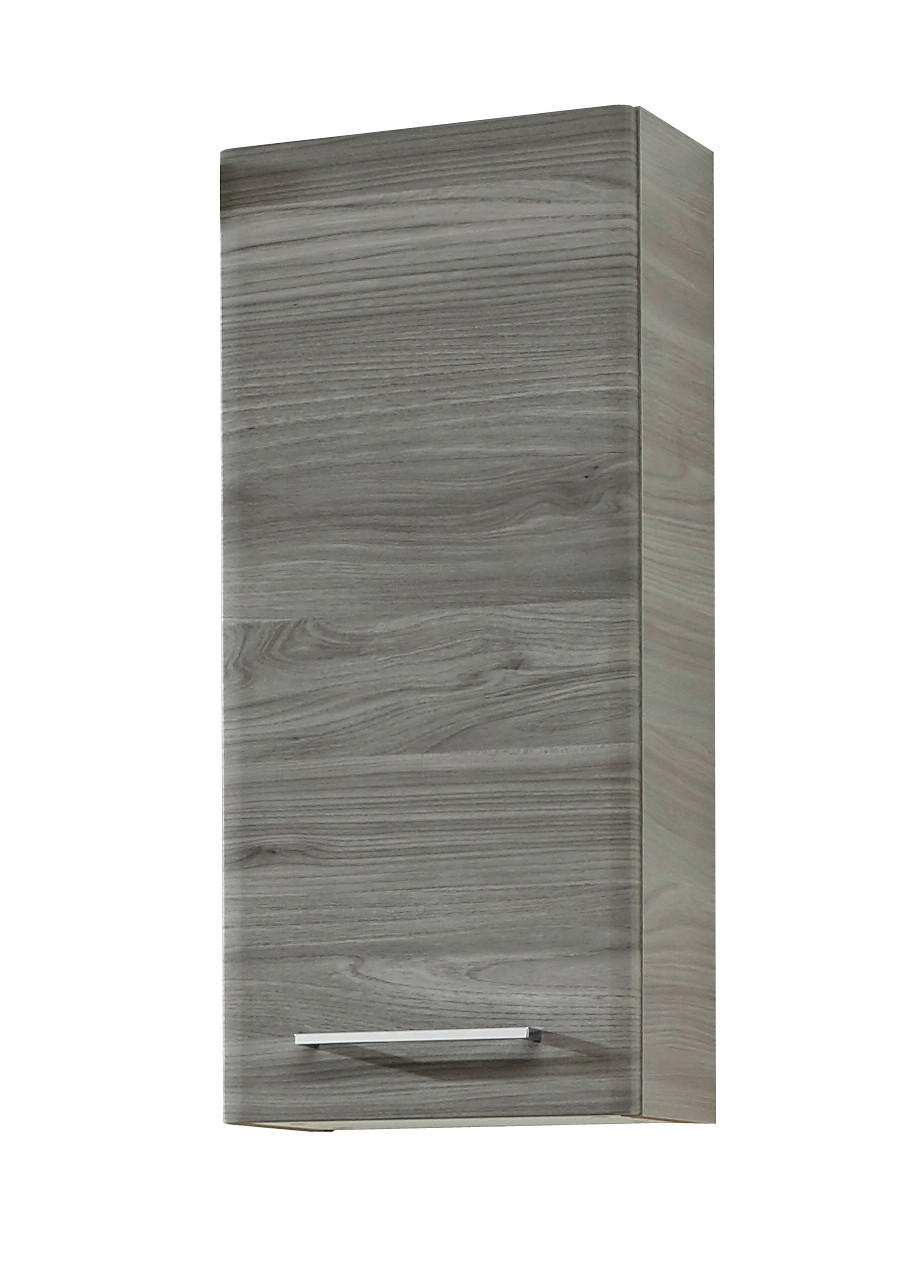 DULAP SUSPENDAT 30/70/20 cm  - culoare crom/gri, Konventionell, sticlă/material pe bază de lemn (30/70/20cm) - Xora
