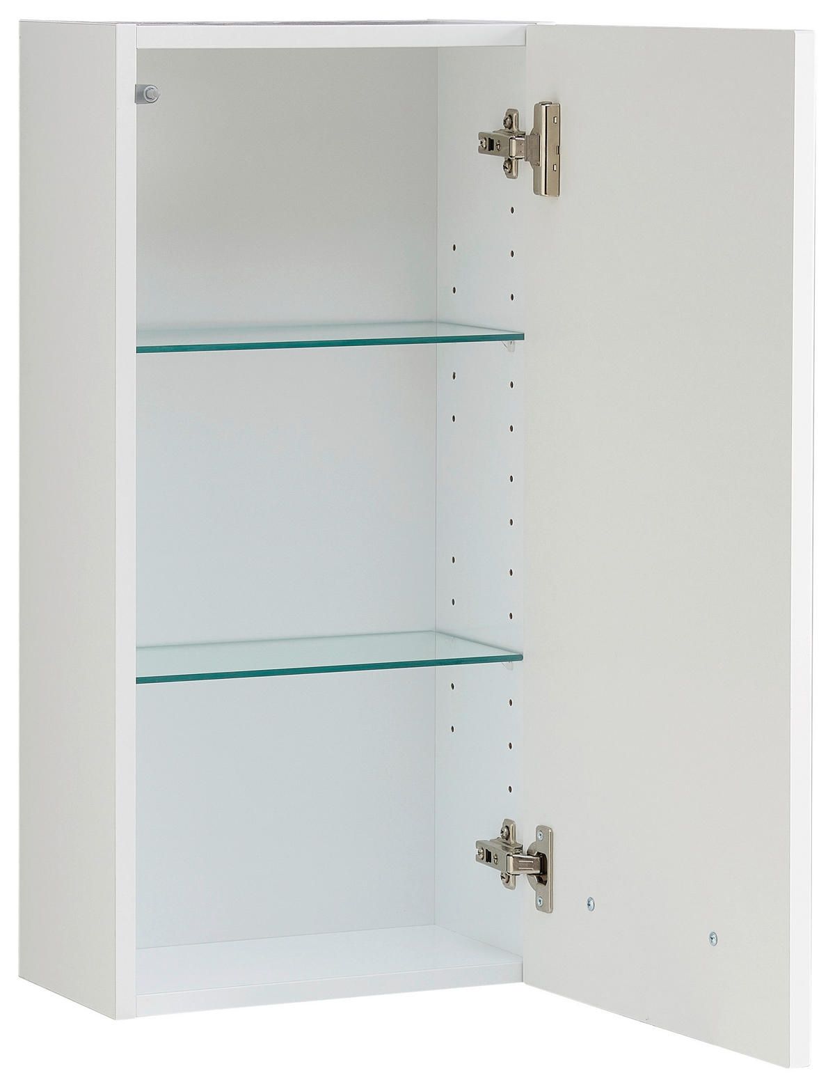 HÄNGESCHRANK 35/78,6/42,4 cm  - Chromfarben/Weiß Hochglanz, MODERN, Glas/Holzwerkstoff (35/78,6/42,4cm) - Sadena