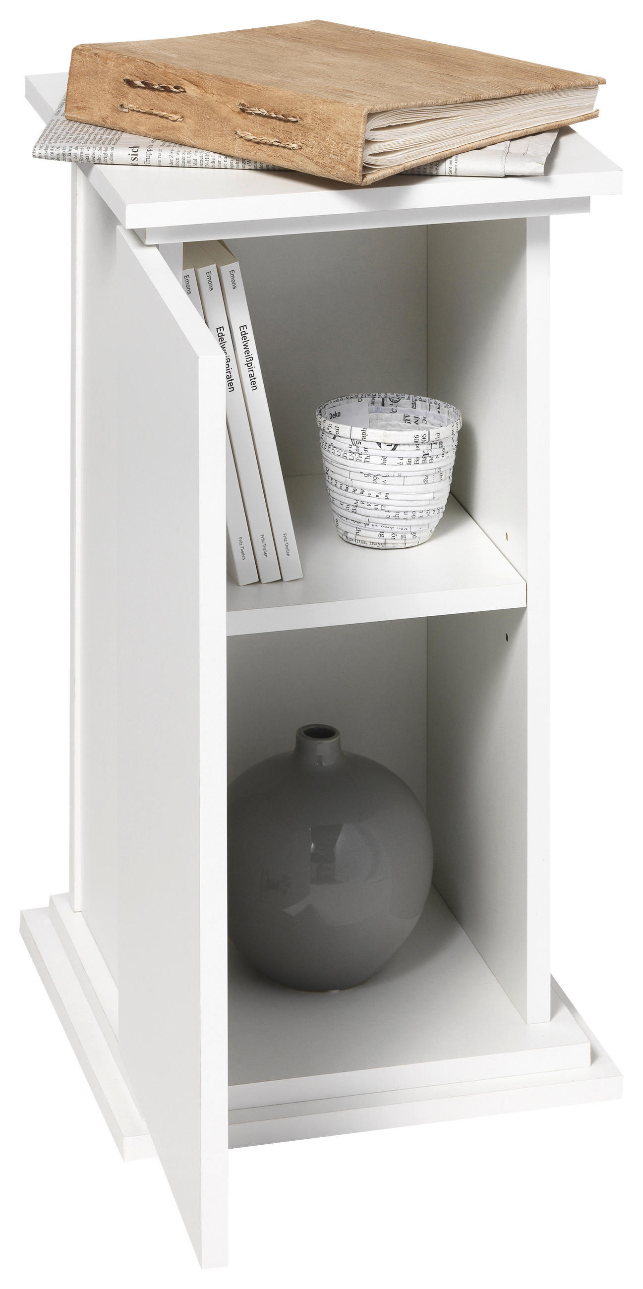 BEISTELLTISCH 30/30/58 cm Weiß  - Weiß, KONVENTIONELL, Holzwerkstoff (30/30/58cm) - MID.YOU