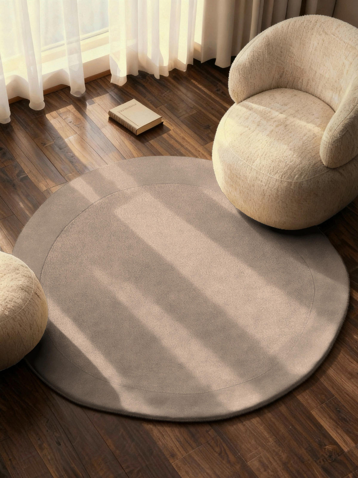 WOLLTEPPICH 160 cm 1812 Creme organisch  - Creme, KONVENTIONELL, Textil (160cm) - Villeroy & Boch