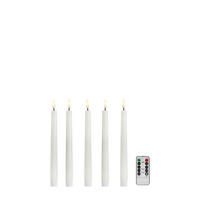 LED-KERZENSET  - Weiß, Basics, Paraffin (2,2/20/2,2cm) - Markslöjd