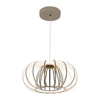 LED-PENDELLEUCHTE Salo 55/150 cm   - Sandfarben, Design, Metall (55/150cm)