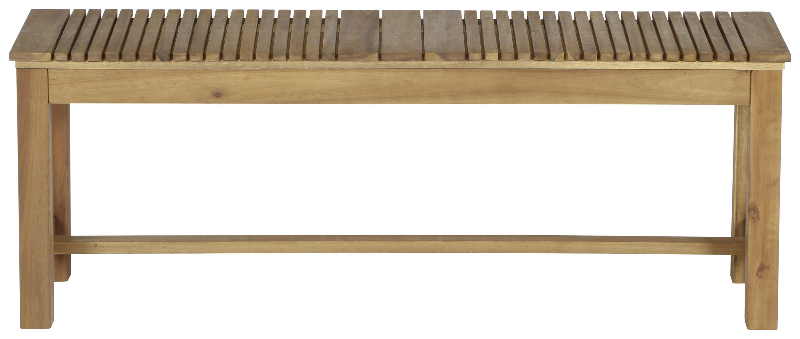 GARTENBANK Akazie - Akaziefarben, KONVENTIONELL, Holz (120/45/33cm) - Siena Garden