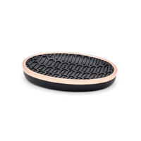 SEIFENSCHALE Kunststoff  - Schwarz/Kupferfarben, Basics, Kunststoff (13/2/10cm) - Sadena