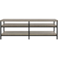 LOWBOARD Elmwood 153/50/45 cm  stehend  - Eichefarben/Schwarz, Design, Holzwerkstoff (153/50/45cm) - MID.YOU