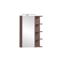 SPIEGELSCHRANK 49,7/74,8/16 cm  - Klar/Lila, KONVENTIONELL, Glas/Holzwerkstoff (49,7/74,8/16cm) - Stylife