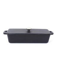 BROTTOPF - Schwarz, Basics, Metall (36/12/9cm) - Echtwerk