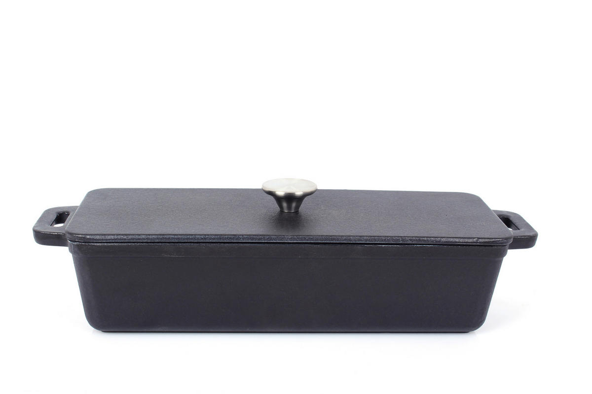 BROTTOPF - Schwarz, Basics, Metall (36/12/9cm) - Echtwerk