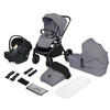 KINDERWAGENSET No  - Grau, Basics (93/62/110cm) - Lionelo