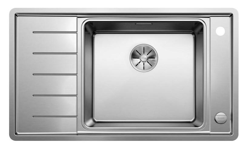 SPÜLE 523001  - Edelstahlfarben, Basics, Metall (86/21/50cm) - Blanco