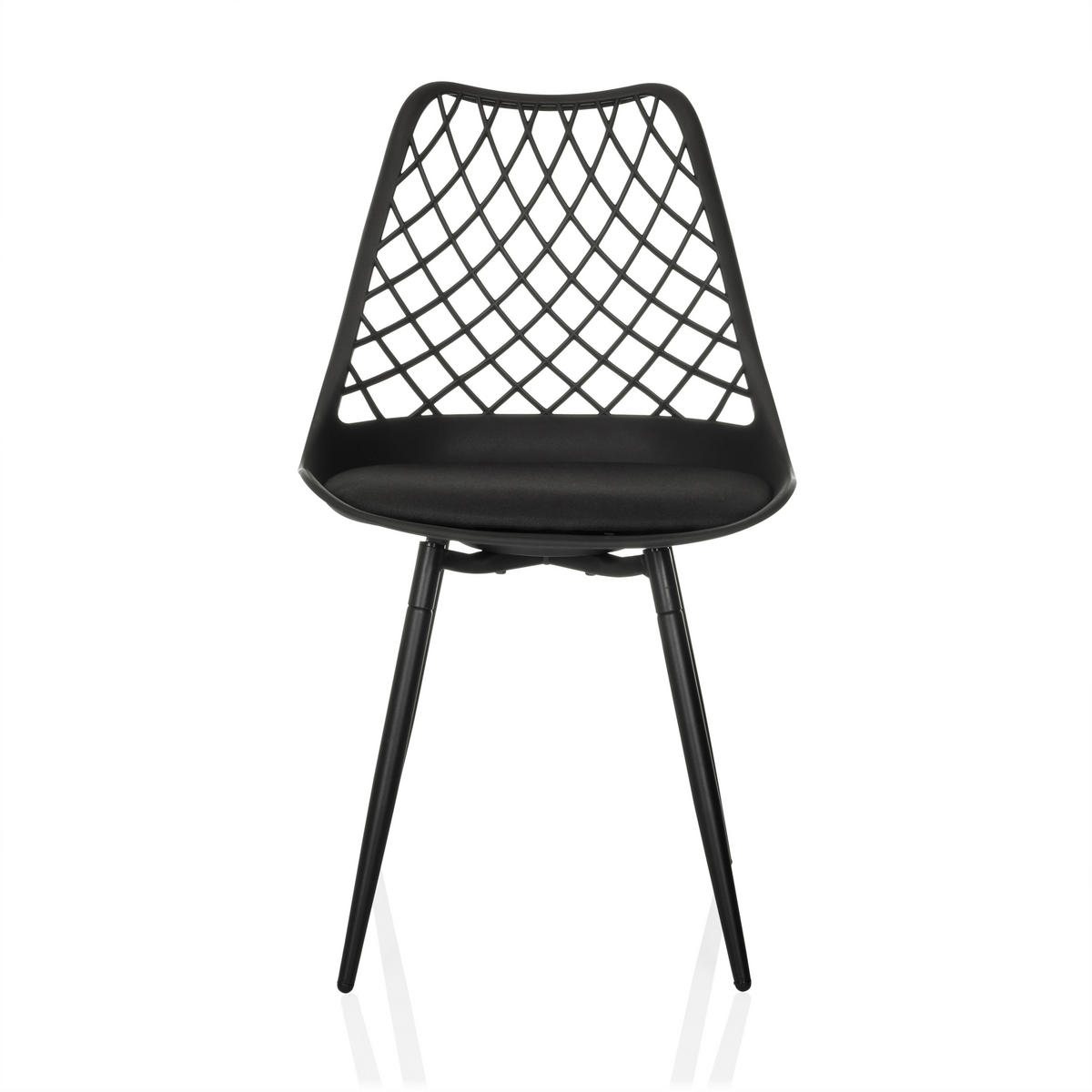 ZAHRADNÍ ŽIDLE, plast - černá, Moderní, kov/plast (48/83/57cm) - MID.YOU