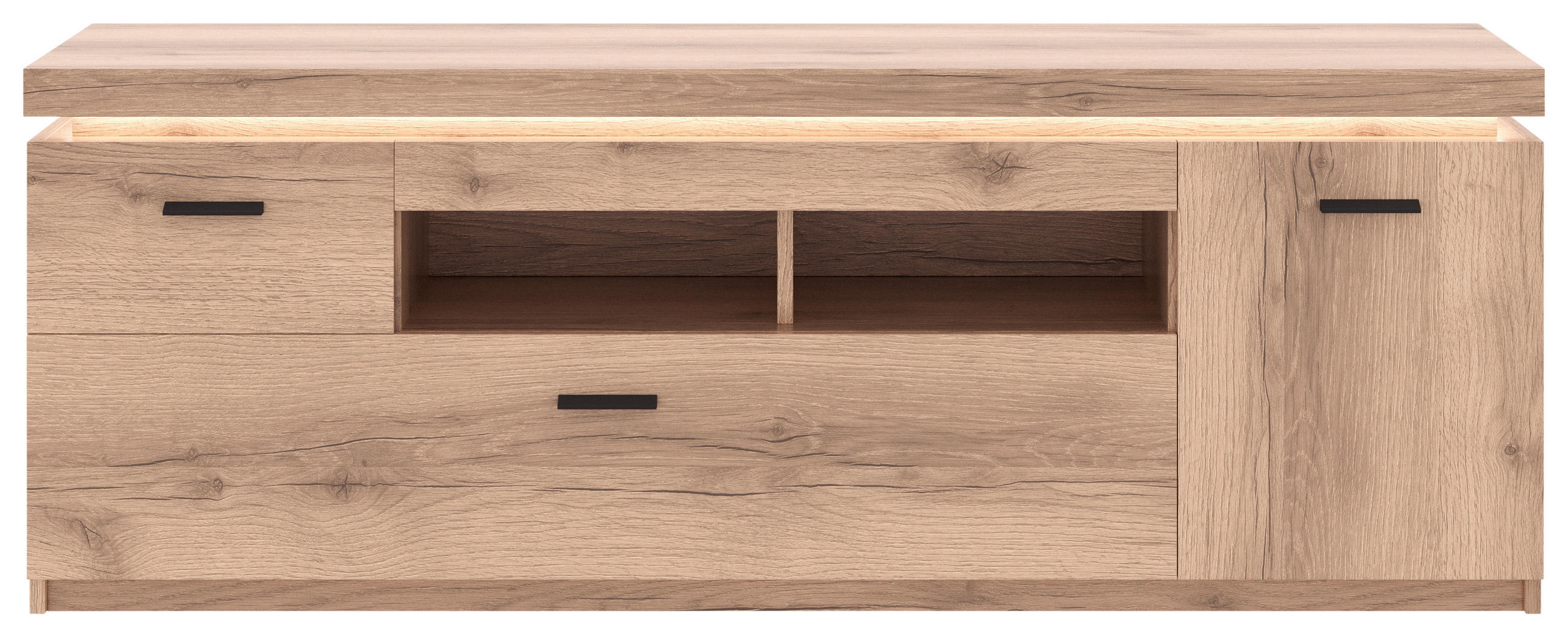 TV-Element Vancouver B: 156 cm Eiche Dekor