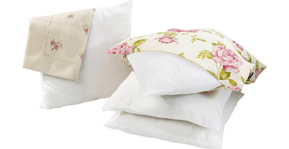 FÜLLKISSEN 40/40 cm - Weiß, Basics, Textil (40/40cm) - Boxxx