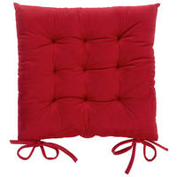 PERNĂ PENTRU ȘEZUT  40/40 cm   - roșu, Basics, textil (40/40cm) - X-Mas
