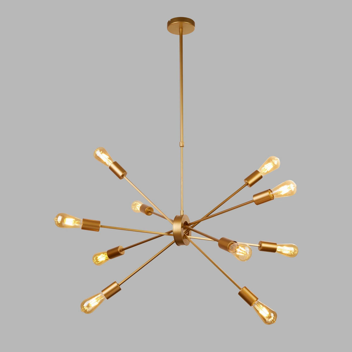 HÄNGELEUCHTE 70/35/80 cm  - Goldfarben, Design, Metall (70/35/80cm)