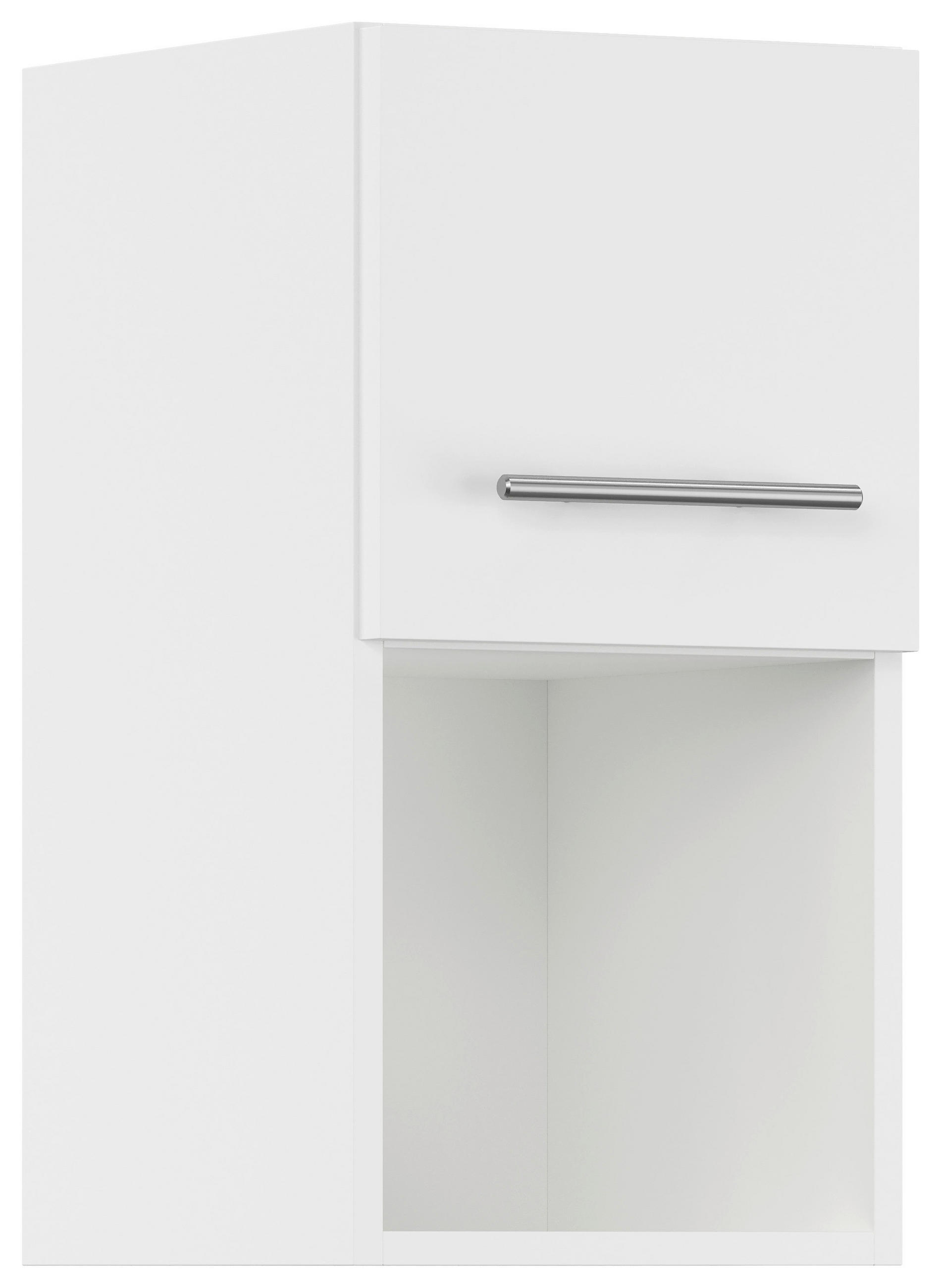 KÜCHENOBERSCHRANK 30/57,9/34,2 cm  in Weiß  - Edelstahlfarben/Weiß, Basics, Holzwerkstoff/Metall (30/57,9/34,2cm) - Impuls