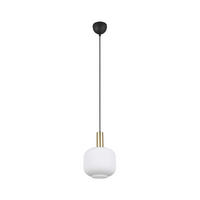 HÄNGELEUCHTE 20/150 cm    - Weiss/Messingfarben, Design, Glas/Metall (20/150cm) - Trio Leuchten