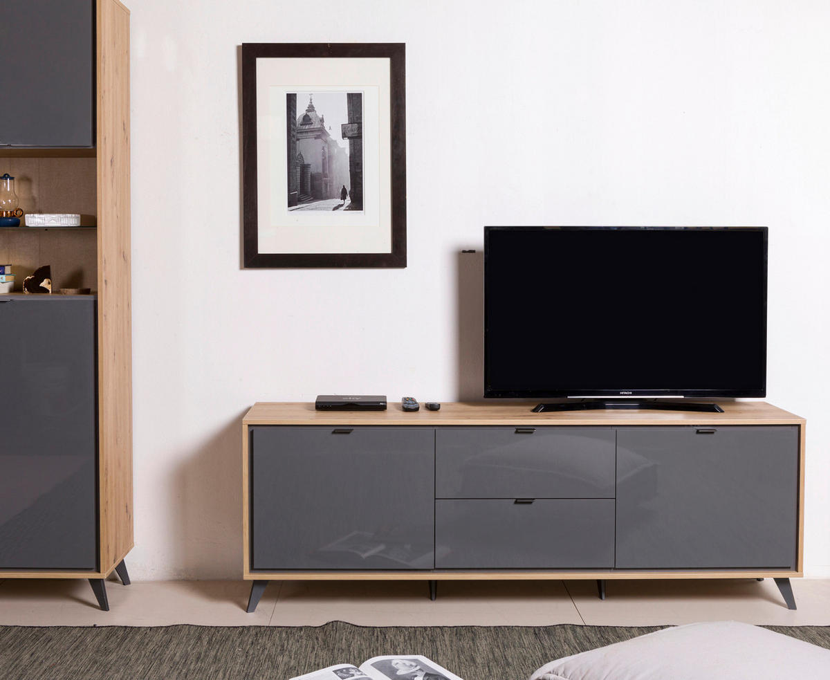 TV-ELEMENT  - Moderno, kovina/umetna masa (182,8/63,4/40,7cm) - Carryhome